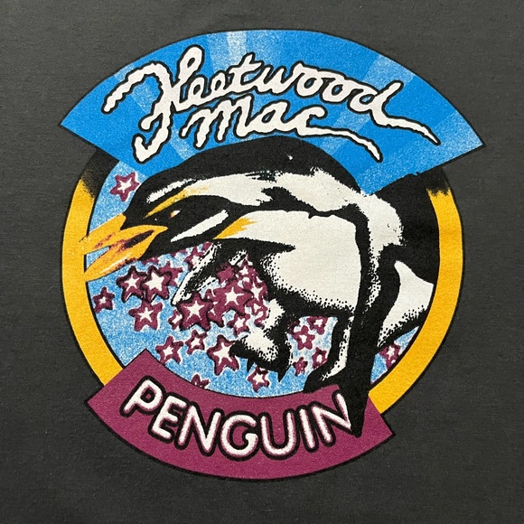 🎸 '03 Fleetwood Mac Band Penguin Album Graphic Bill Graham Promoter Rare T Shirt - Picture 7 of 13